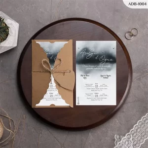 BURGU KRAFT ZARFLI DAVETİYELER ADB - 1004