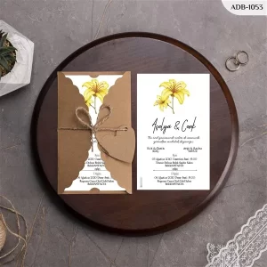 BURGU KRAFT ZARFLI DAVETİYELER ADB - 1053