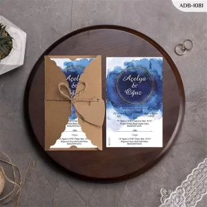 BURGU KRAFT ZARFLI DAVETİYELER ADB - 1081