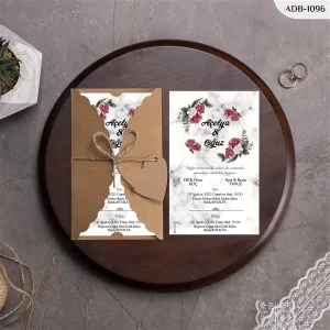 BURGU KRAFT ZARFLI DAVETİYELER ADB - 1096