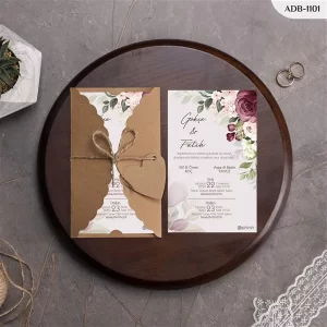 BURGU KRAFT ZARFLI DAVETİYELER ADB - 1101
