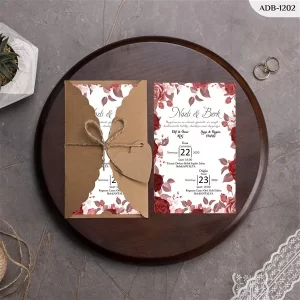BURGU KRAFT ZARFLI DAVETİYELER ADB - 1202