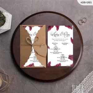 BURGU KRAFT ZARFLI DAVETİYELER ADB - 1203