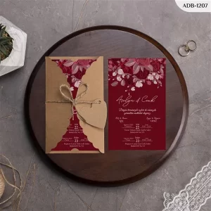 BURGU KRAFT ZARFLI DAVETİYELER ADB - 1207