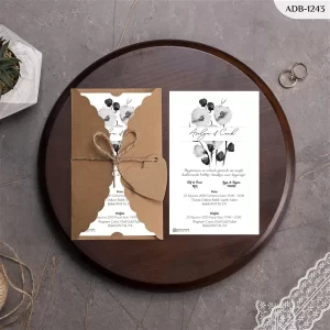 BURGU KRAFT ZARFLI DAVETİYELER ADB - 1243