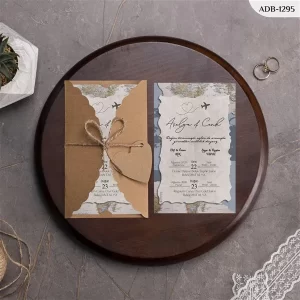 BURGU KRAFT ZARFLI DAVETİYELER ADB - 1295