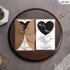 BURGU KRAFT ZARFLI DAVETİYELER ADB - 1305