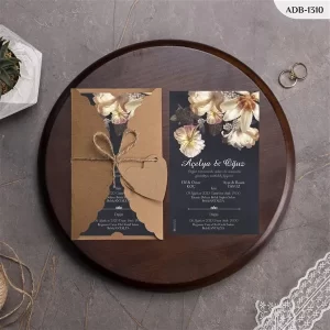 BURGU KRAFT ZARFLI DAVETİYELER ADB - 1310