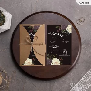 BURGU KRAFT ZARFLI DAVETİYELER ADB - 1311