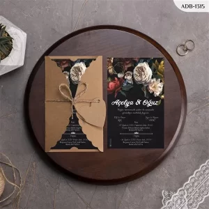 BURGU KRAFT ZARFLI DAVETİYELER ADB - 1315