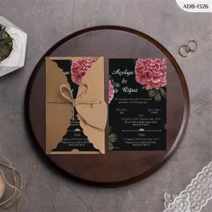 BURGU KRAFT ZARFLI DAVETİYELER ADB - 1326