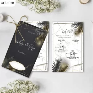 İKİZ DAVETİYELER ADİ - 1038