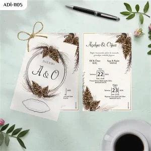 İKİZ DAVETİYELER ADİ - 1105