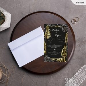 BEYAZ ZARFLI DAVETİYELER BZ - 1316