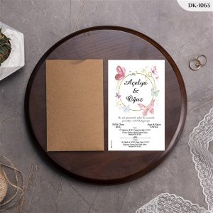 DİK KRAFT ZARFLI DAVETİYELER DK - 1063