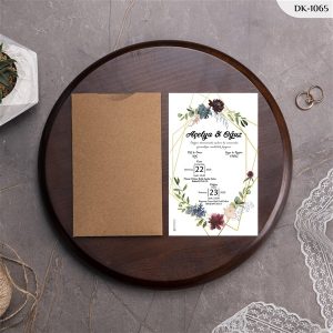 DİK KRAFT ZARFLI DAVETİYELER DK - 1065
