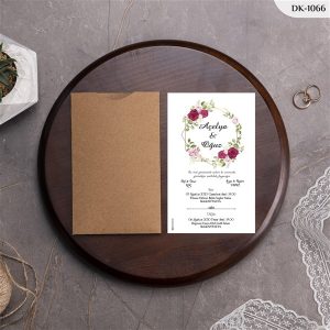 DİK KRAFT ZARFLI DAVETİYELER DK - 1066