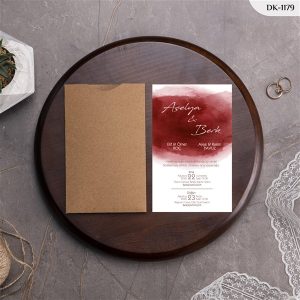 DİK KRAFT ZARFLI DAVETİYELER DK - 1179