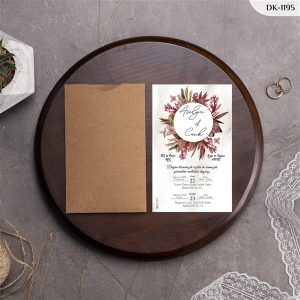 DİK KRAFT ZARFLI DAVETİYELER DK - 1195
