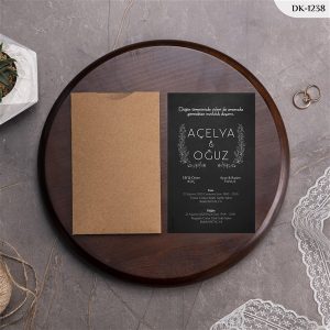 DİK KRAFT ZARFLI DAVETİYELER DK - 1238