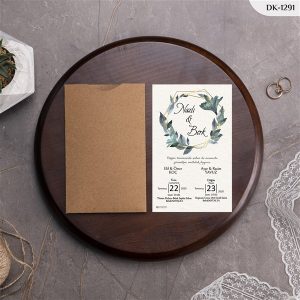 DİK KRAFT ZARFLI DAVETİYELER DK - 1291