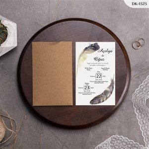 DİK KRAFT ZARFLI DAVETİYELER DK - 1323