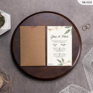 DİK KRAFT ZARFLI DAVETİYELER DK - 1334
