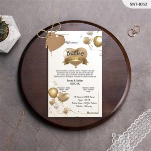 SÜNNET DAVETİYESİ SNT - 1032